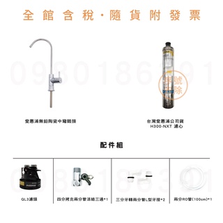 H300-NXT 淨水器 (含稅) (金標) (保固) 濱特 愛惠 EVERPURE 臺灣總代理原廠公司貨