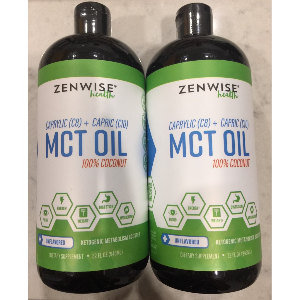 現貨 Zenwise Health C8+C10 MCT OIL 946ml 生酮飲食.防彈咖啡MCT油（946 毫升）