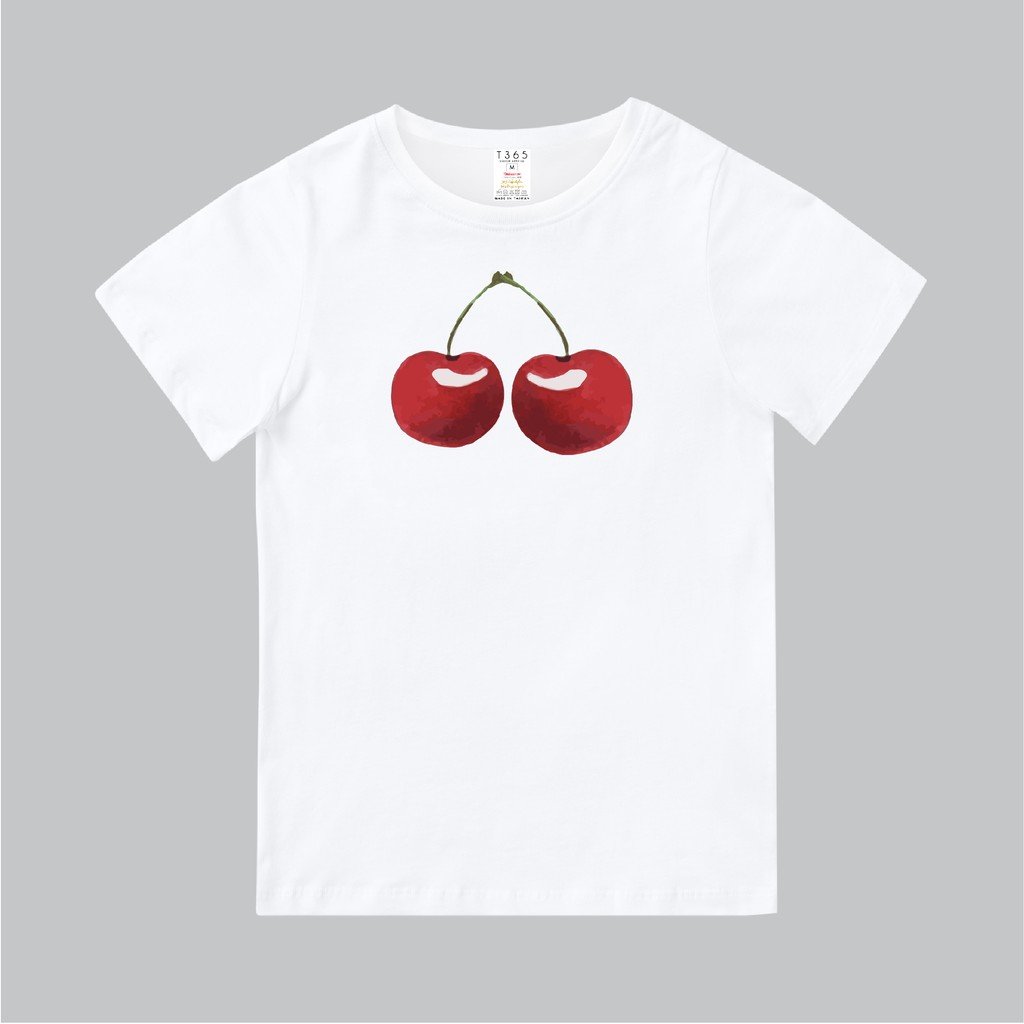 T365 MIT 親子裝 T恤 童裝 情侶裝 T-shirt 短T 水果 FRUIT 櫻桃 cherry
