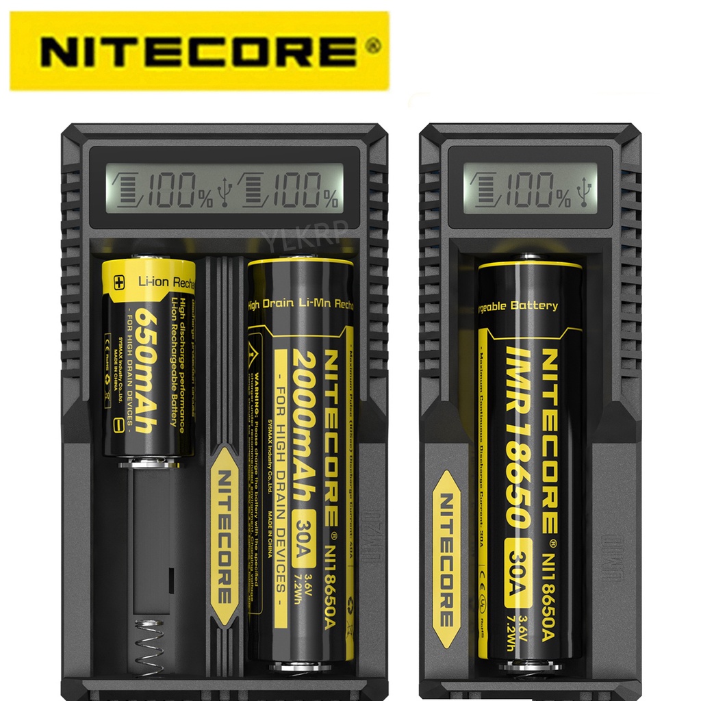 Nitecore UM10, UM20 電池充電器, 帶 LED 顯示屏