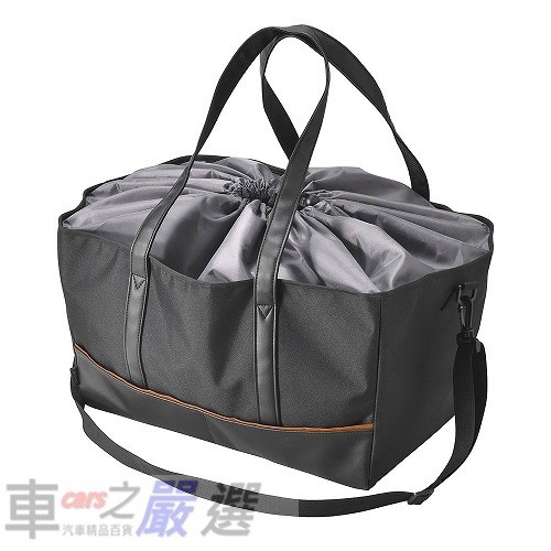 車之嚴選 cars_go 汽車用品【DZ496】日本CARMATE 尼龍+合成皮革側背袋 收納置物袋 購物袋 保冷保鮮袋