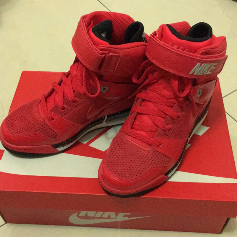 [全新] Nike 女運動鞋 紅色 內增高球鞋 附鞋盒
