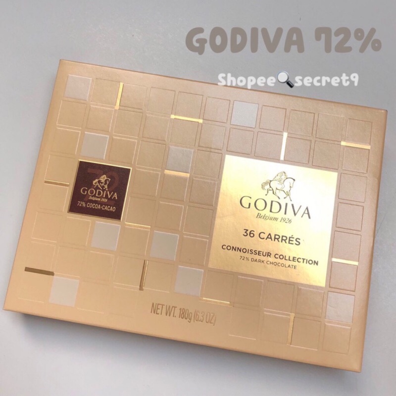 預購𝘀𝗲𝗰𝗿𝗲𝘁 𝘀𝗲𝗹𝗲𝗰𝘁🧺GODIVA 綜合60片72%黑巧克力 牛奶巧克力 36片 新鮮日期