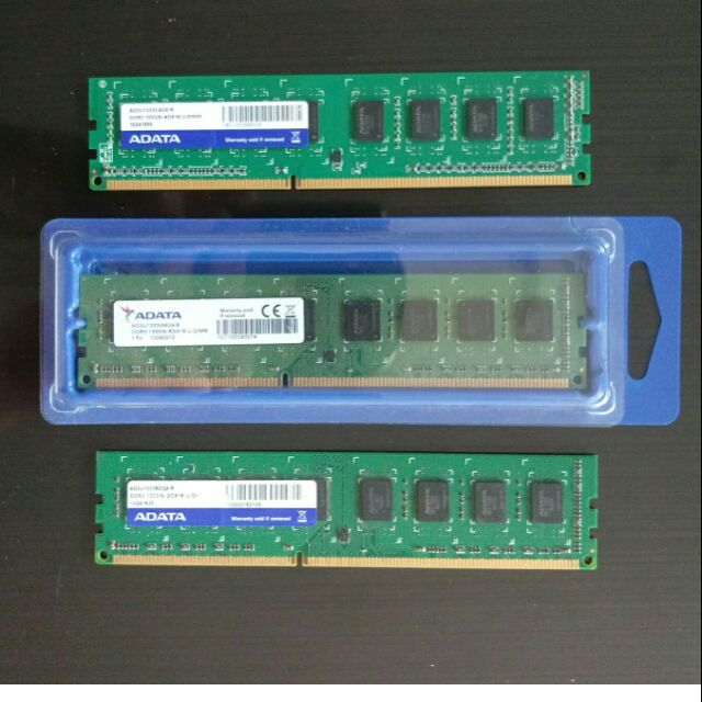 ADATA （威剛）DDR3-1333 記憶體 4G , 2G 及 8G