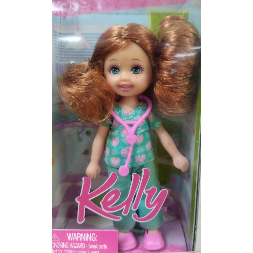 外 A： KELY 職業小凱莉 護士 MATTEL BARBIE 美泰兒 芭比 小娃娃 　 天富