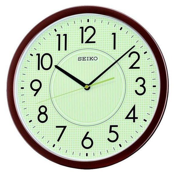 36公分 SEIKO 日本 精工 夜光 掛鐘 滑動式秒針 靜音 時鐘 SK019 原廠公司貨 QXA629B