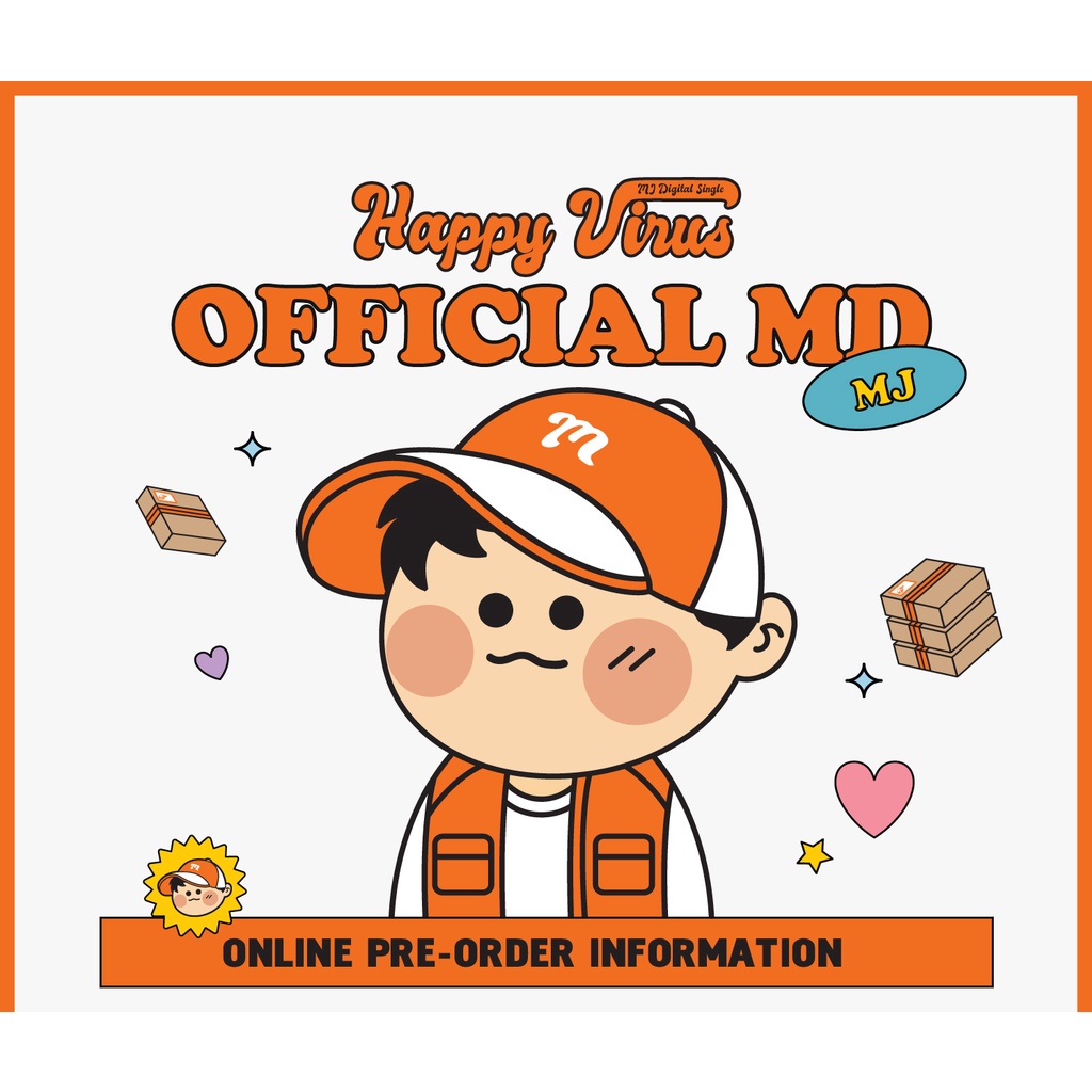 MJ スローガン Happy Virus OFFICIAL MD 新品未開封 2025年最新】mj happy virusの人気アイテム - メルカリ