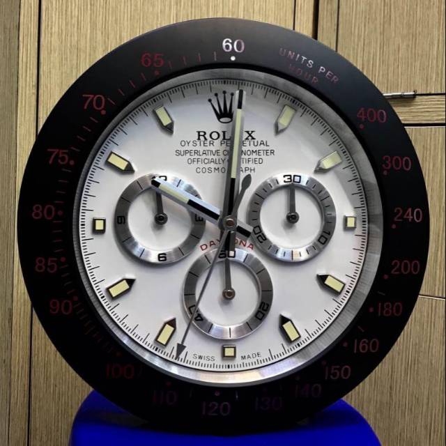 勞力士代托納掛鐘黑色白色錶盤最佳品質 1:1 最佳