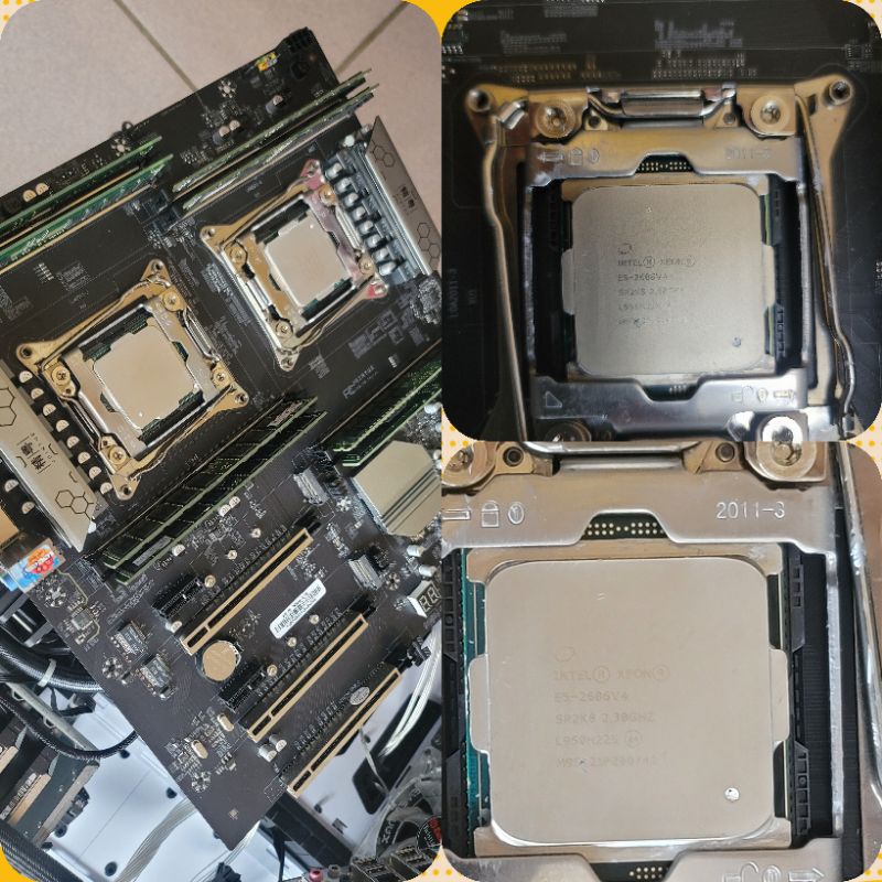 華南金牌 X99 f8 主板 2011  X99 f8d f8 e5 雙路主板 2686 v4v3 洋垃圾 多開 傳奇4