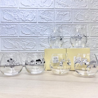 現貨【史努比系列搖搖玻璃杯】日本製 SNOOPY PEANUTS 輕巧 精緻 水杯 茶杯 玻璃杯 蛋型