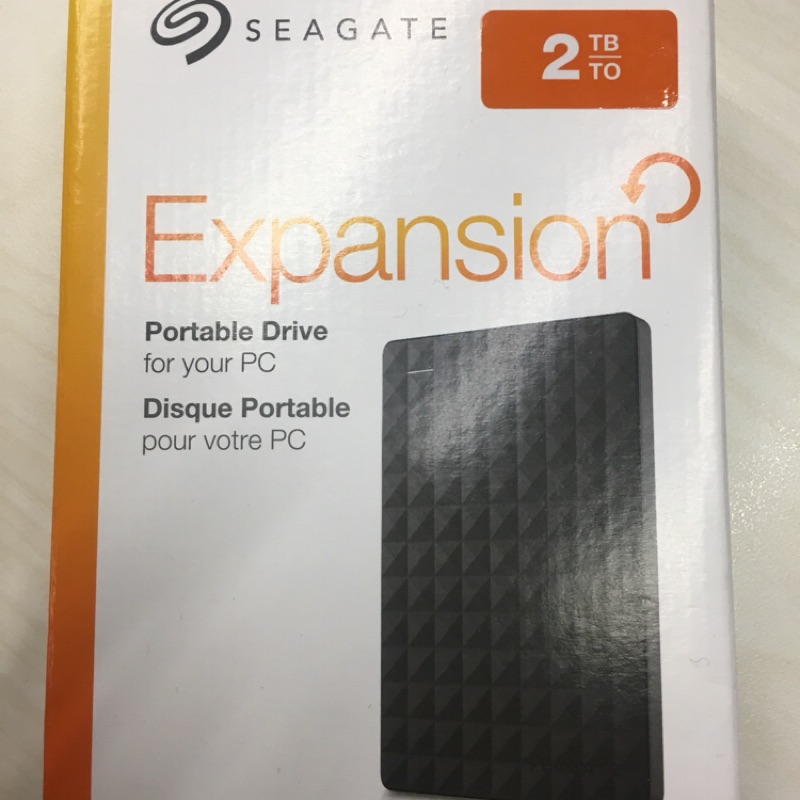 全新 Seagate 2TB 外接式硬碟 2.5吋 USB3.0