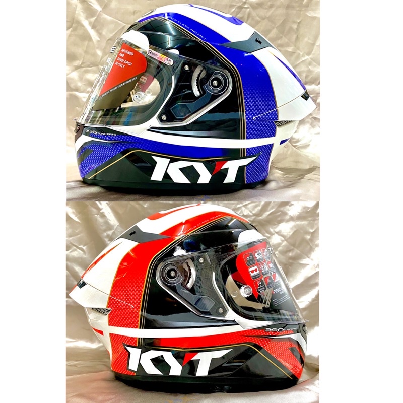 KYT TT-COURSE(TTC) TTC  #GP 藍紅  選手彩繪 全罩 全罩式 安全帽 全罩安全帽