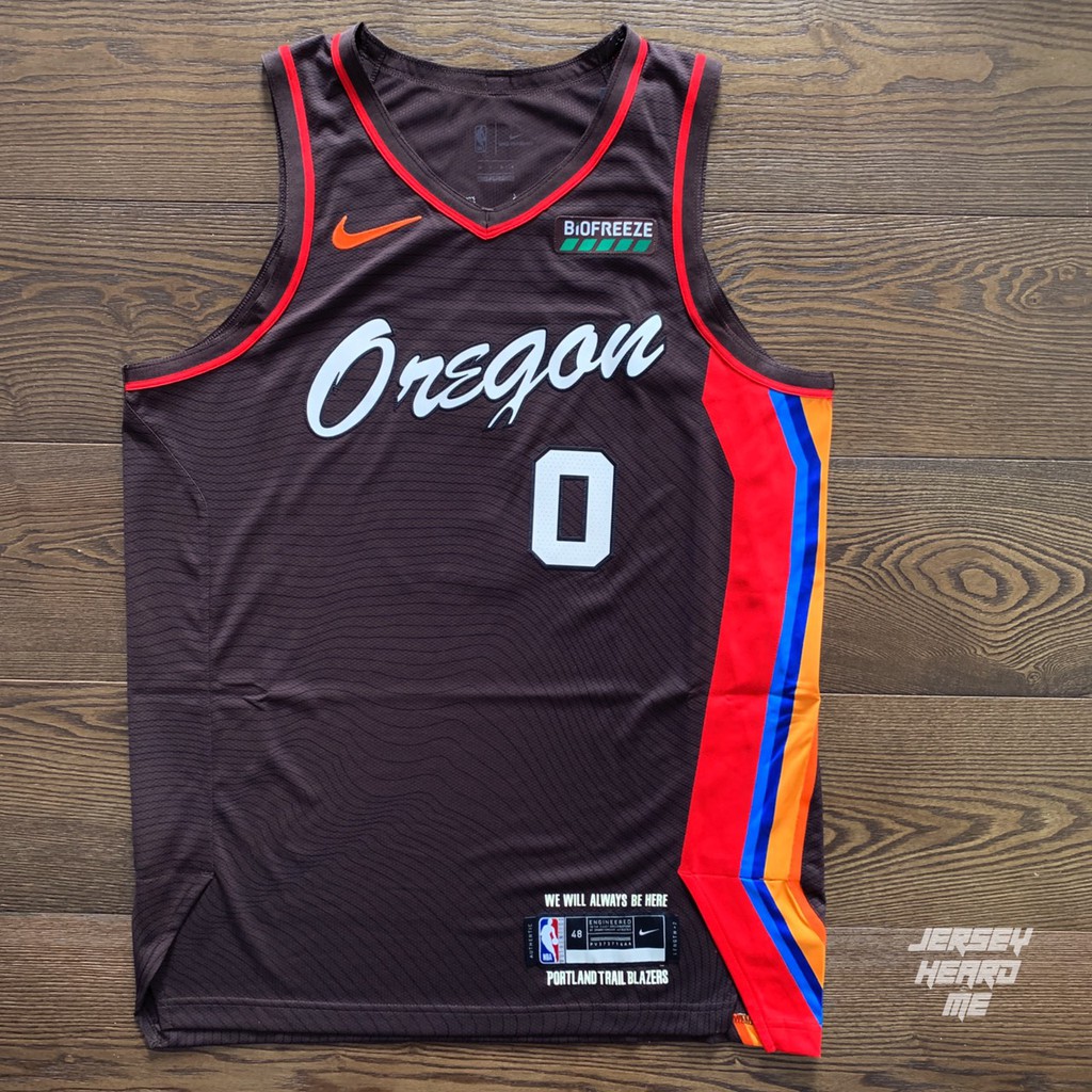 球衣藏家 Lillard Blazers City 小李拓荒者城市版au 贊助標球員版nba 球衣 蝦皮購物