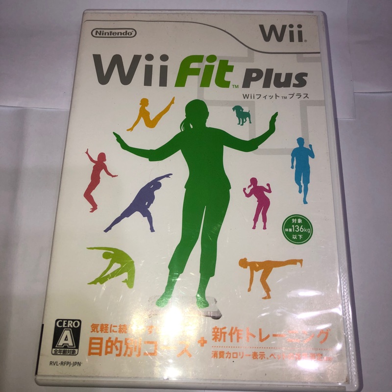 【阿融店】好東西100％ Wii 二手原版遊戲 Wii fit plus 塑身 加強版 日版