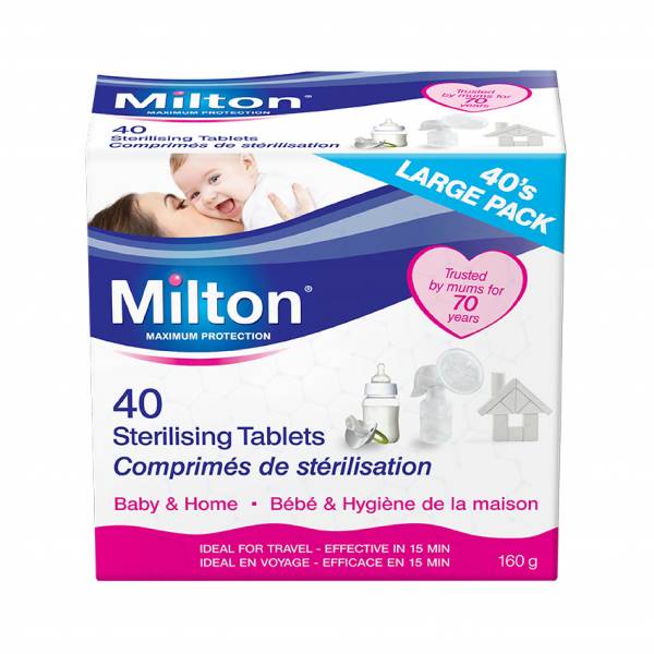 Milton 英國米爾頓 - 嬰幼兒專用消毒錠 - 40錠