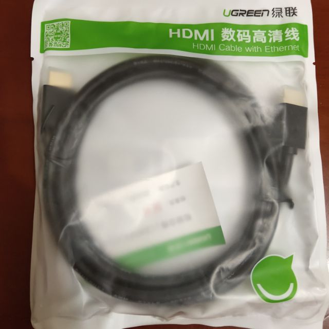 綠聯HDMI 2.0影像線很粗1.5米長