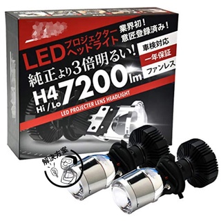 [解決方案] 透鏡 LED大燈 H4/HS1/H17/ 最高等級商品 汽車專用 Amazon JP同款