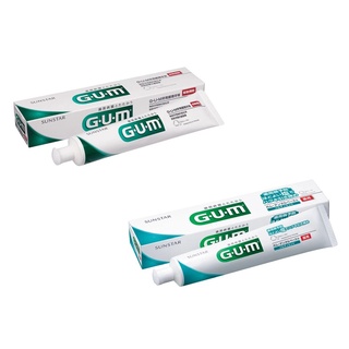 GUM護理牙膏 /草本薄荷 140g / 清爽岩鹽 150g / 牙膏漱口水組合特價