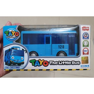 全新盒損現貨-新TAYO小巴士 合金迴力（車門可開款）
