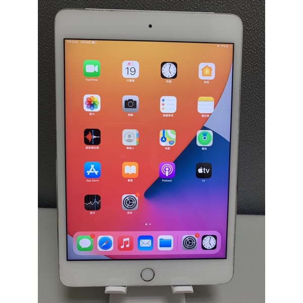 apple iPad mini4 128G LTE 銀色 活動A