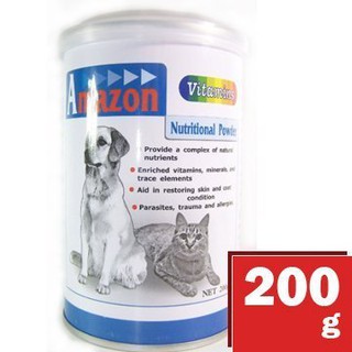 *COCO*愛美康天然綜合維他命200g(小罐裝)犬貓營養粉Amazon可灑於飼料或罐頭上/幼犬幼貓老貓老犬