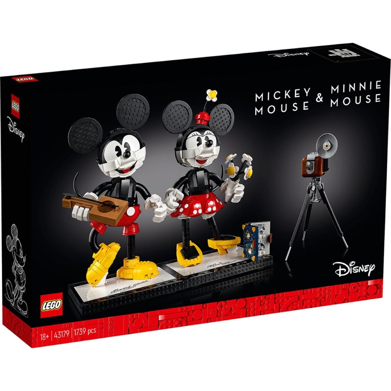 💯現貨💯樂高 LEGO 43179 米奇 米妮 Mickey &amp; Minnie Mouse 迪士尼系列