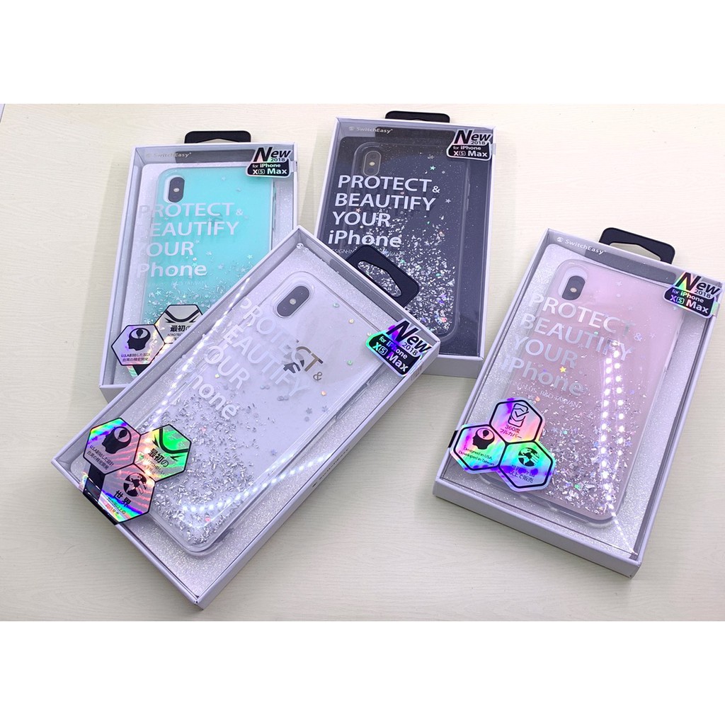 美國switcheasy 星空防摔手機殼iphone X Xs Max Xr 星空閃耀全包防摔軟殼軍規防摔 蝦皮購物
