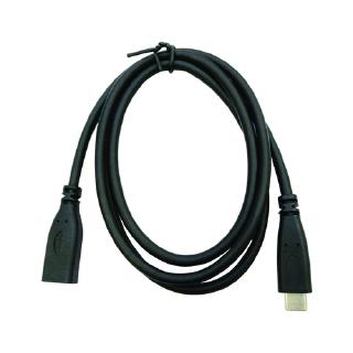 I-WIZ 彰唯Type C 公 to Type C 母 充電傳輸線 Type-C延長線 1M 純銅導體 綠風潮