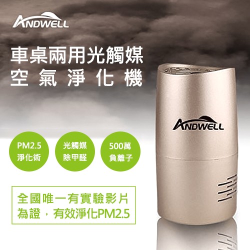 全新保固公司貨 ANDWELL 甲醛 PM2.5 光觸媒 空氣清淨機 空氣淨化器 負離子效果