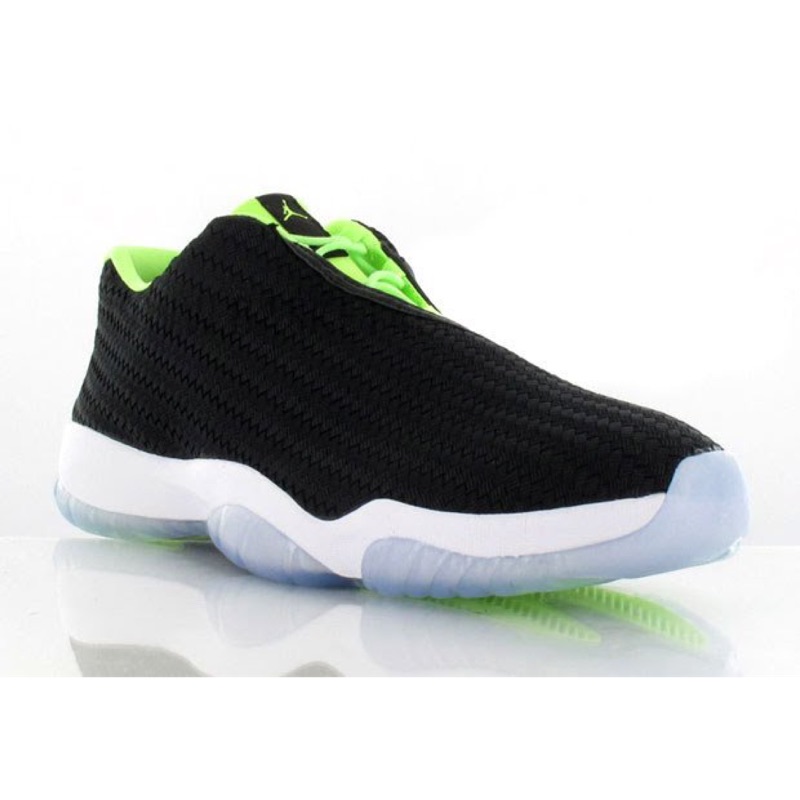 air jordan future low black white