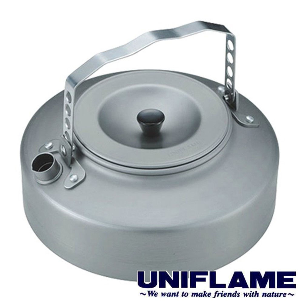 【日本 UNIFLAME】日式扁水壺900ml 667736