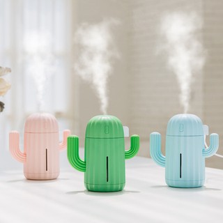 促銷🔥【USB 充電款】仙人掌造型 ~ USB充電加濕器 缺水斷電保護 空氣保濕 生日 情人節 交換禮物