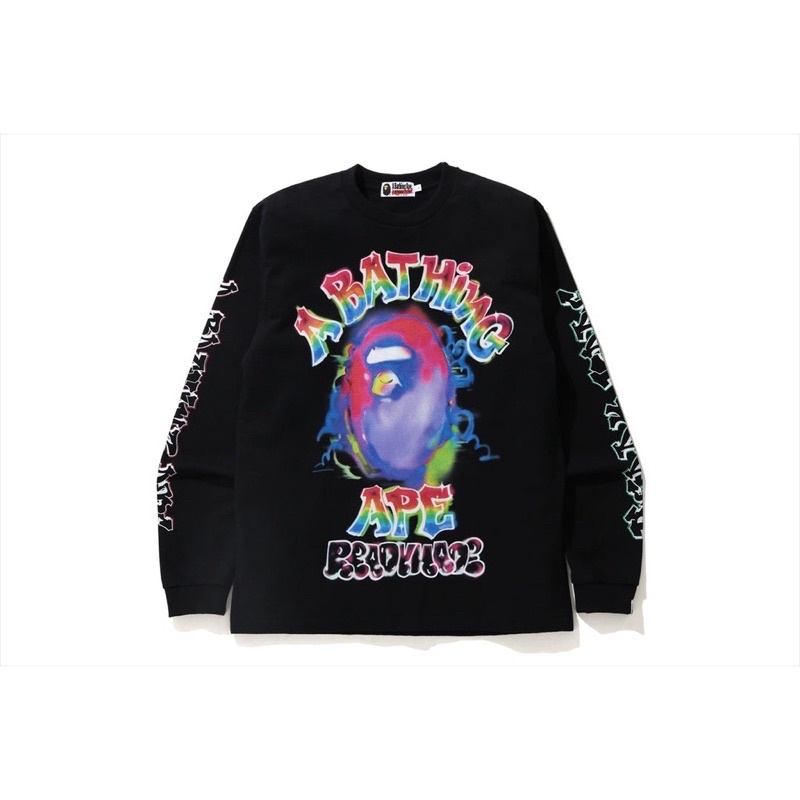 BAPE X READYMADE SPRAY WIDE L/S TEE 聯名款 長T