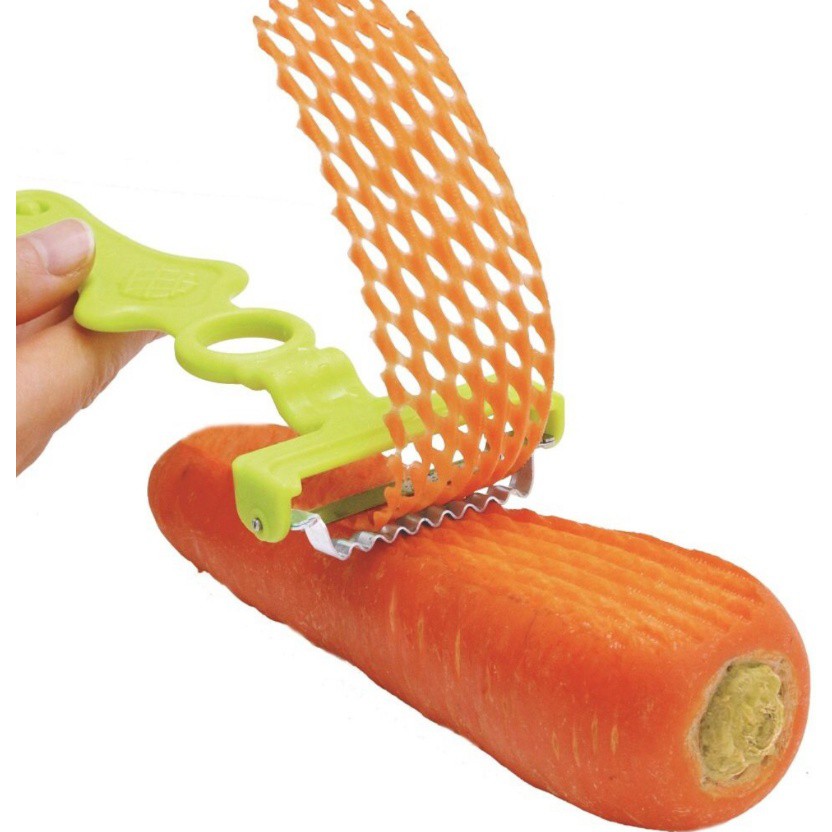 日本 馬鈴薯 紅蘿蔔 削皮器 波浪 網狀 蔬果刨刀 格子狀 花式刨刀