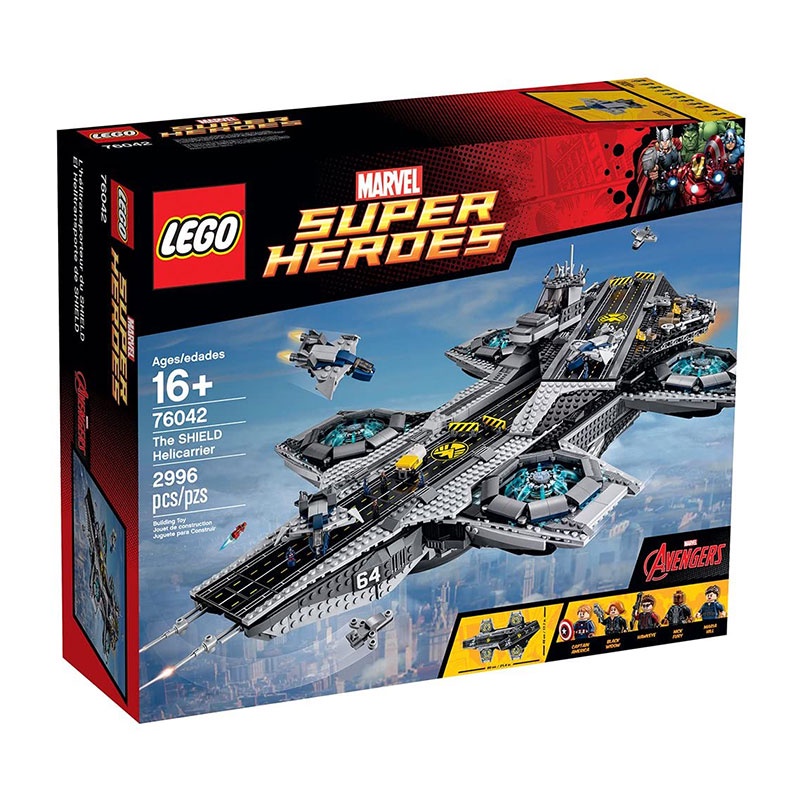 『 LEGO MANIA 』樂高 LEGO 76042 超級英雄 神盾局 航空母艦 復仇者聯盟