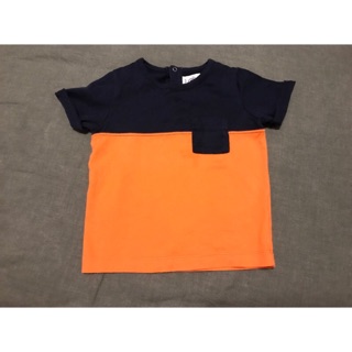 有實穿照/二手/法國精品童裝petit bateau /短袖上衣/T恤/12m74公分（另售多款小帆船⛵️）