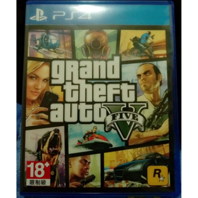 Ps4 Gta5 俠盜獵車手5 無特典配件皆留存 蝦皮購物