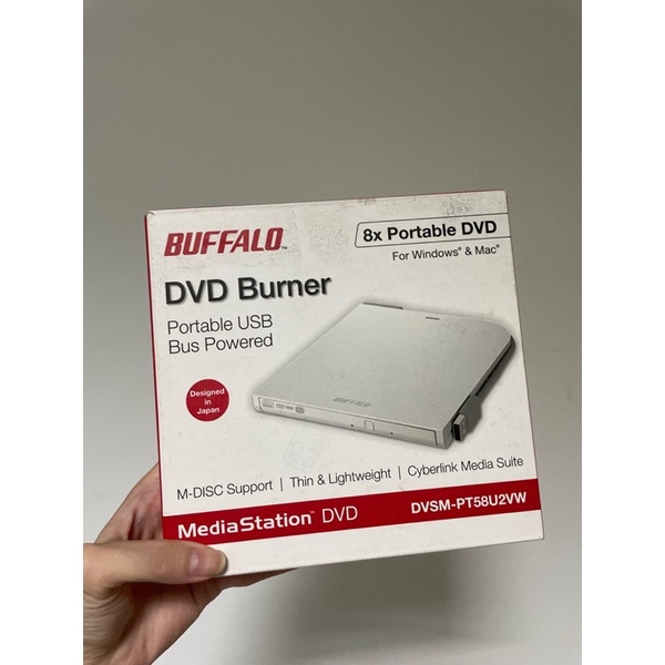 Buffalo DVD Burner外接光碟機/DVSM-PT58U2V