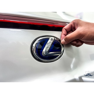 [老爸包膜店] Lexus UX 前、後車標ACC透明保護膜 犀牛皮 透明 防刮 防石頭彈燈膜 改裝