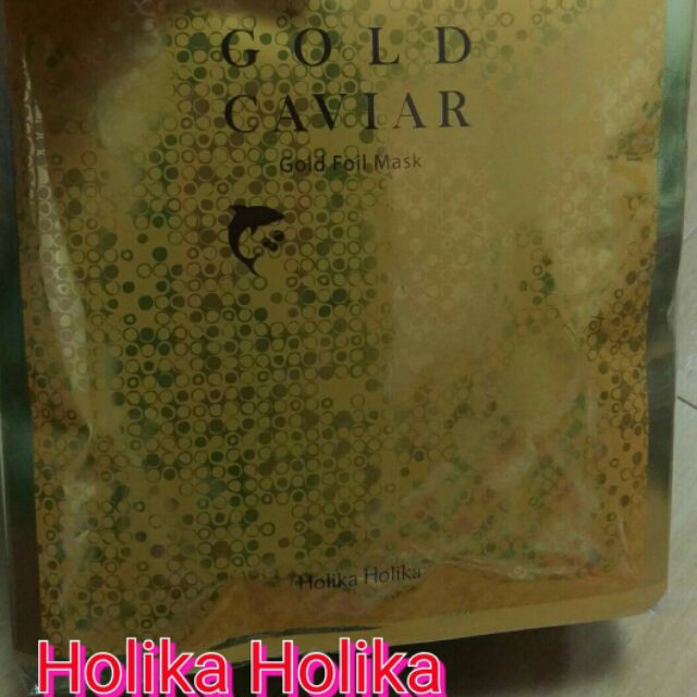 現貨韓國Holika Holika黃金魚子醬逆齢面膜