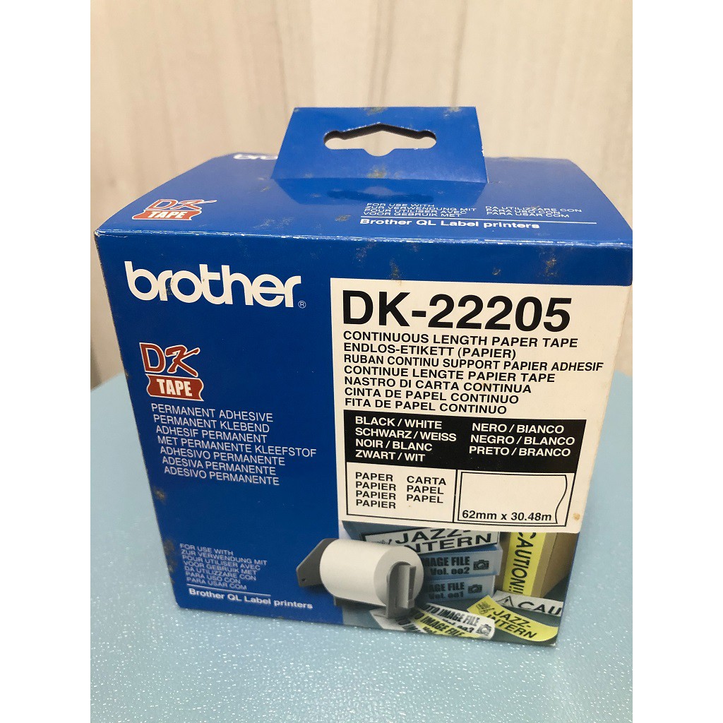 Brother 連續標籤帶 DK-22205 (62mm) 舊款未拆未使用