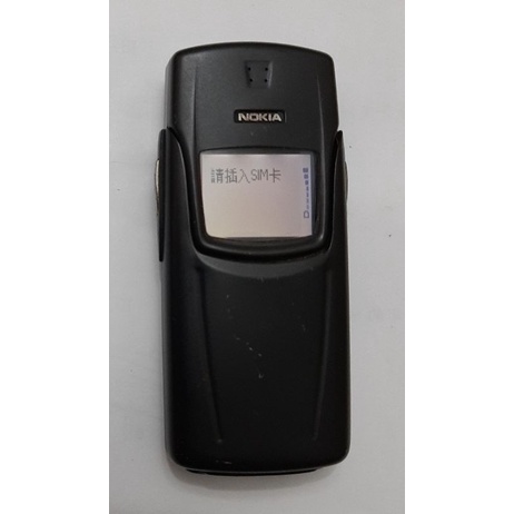 二手NOKIA 8910 i 手機 黑色 滑蓋手機 滑軌手機 古董手機 當初的機皇 Nokia 8910i，2003年