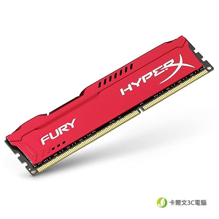金士頓 HyperX FURY DDR3 1600 4G HX316C10FR/4 單面 散熱片 炫目紅 紅色