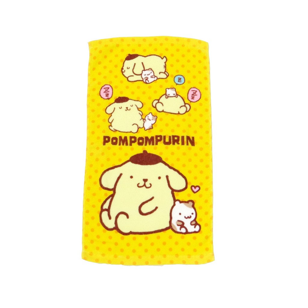 【Sanrio三麗鷗】布丁狗點點童巾 100%棉 28x54cm