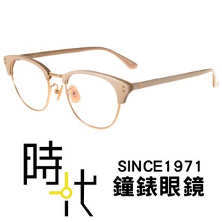 【NINE ACCORD】Lentop AKI C4 橢圓框眼鏡 光學眼鏡鏡框 眉框 白/金 50mm 台南 時代眼鏡
