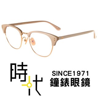 【NINE ACCORD】Lentop AKI C4 橢圓框眼鏡 光學眼鏡鏡框 眉框 白/金 50mm 臺南 時代眼鏡