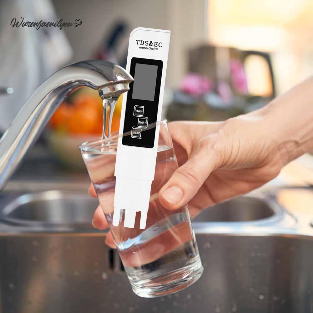 溫馨小家♬TDS水質測試筆 重金屬電導率儀 EC值 測溫 自來水三合一 儀器量筆