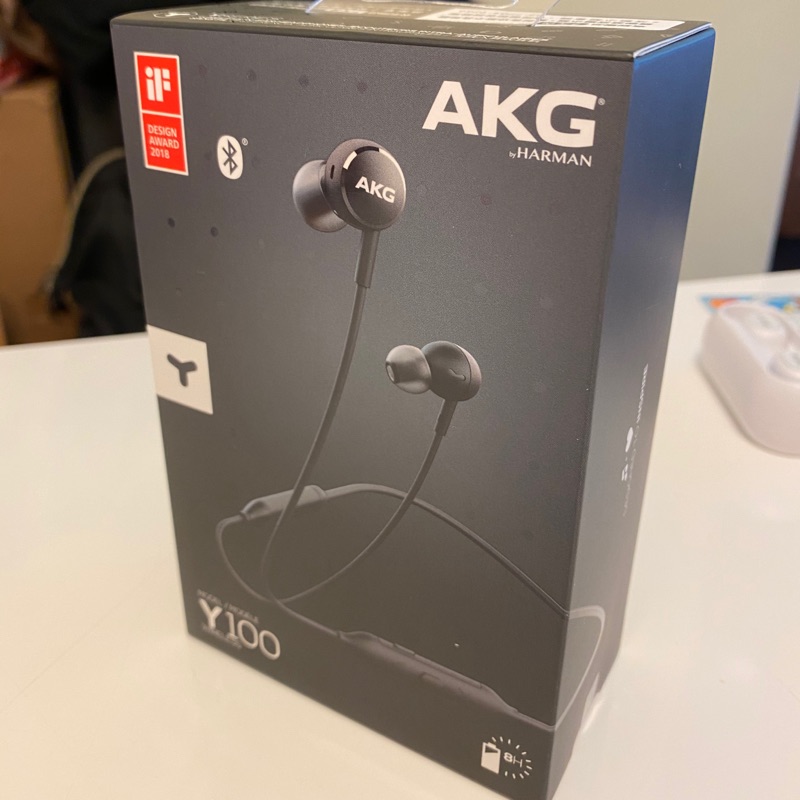 AKG 無線藍芽耳機 Y100 全新 黑色 免運費