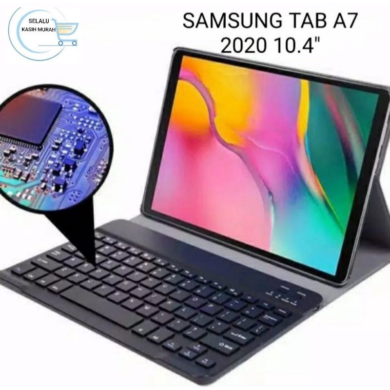 SAMSUNG 翻蓋鍵盤三星 Galaxy Tab A7 2020 10.4 SM-T505 SM-T500