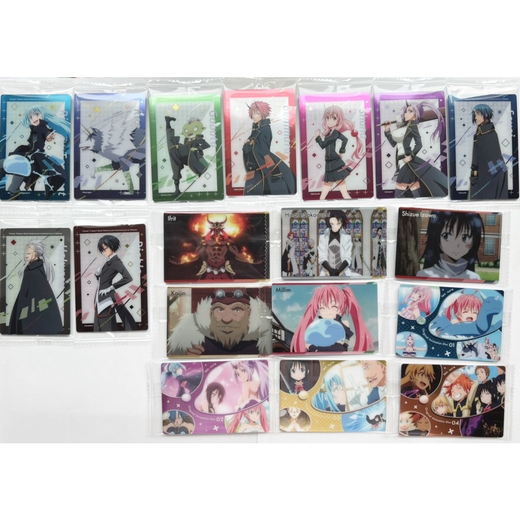 【BANDAI】日空版(現貨) 轉生史萊姆 第3彈 威化餅 食玩 卡片 利姆路 蘭加 朱菜 紫苑 蒼影 迪亞布羅 蜜莉姆